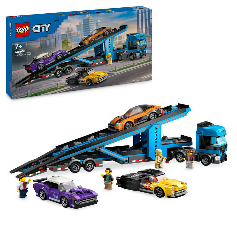 LEGO&reg; City Cami&oacute;n de Transporte con Deportivos 60408