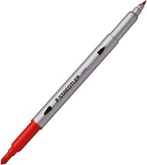 Retoladors doble punta Staedtler pastel 12 colors
