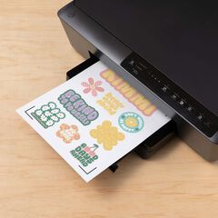 Sticker imprimible A4 blanco 8 hojas