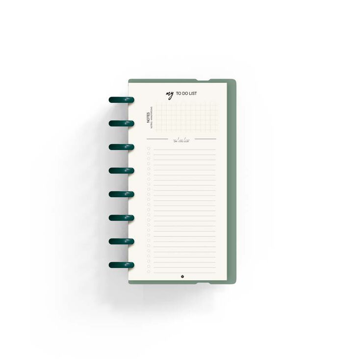 Planificador Ingeniox + check list verd menta