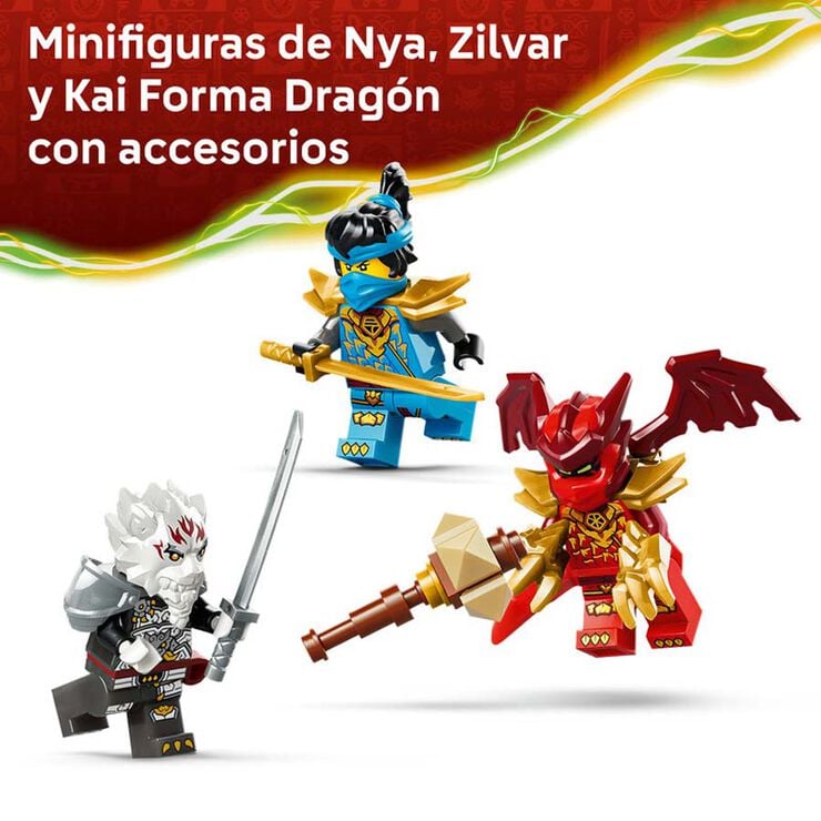 LEGO&reg; Ninjago Zilvar y Grimtak la Bestia Drag&oacute;n 71863