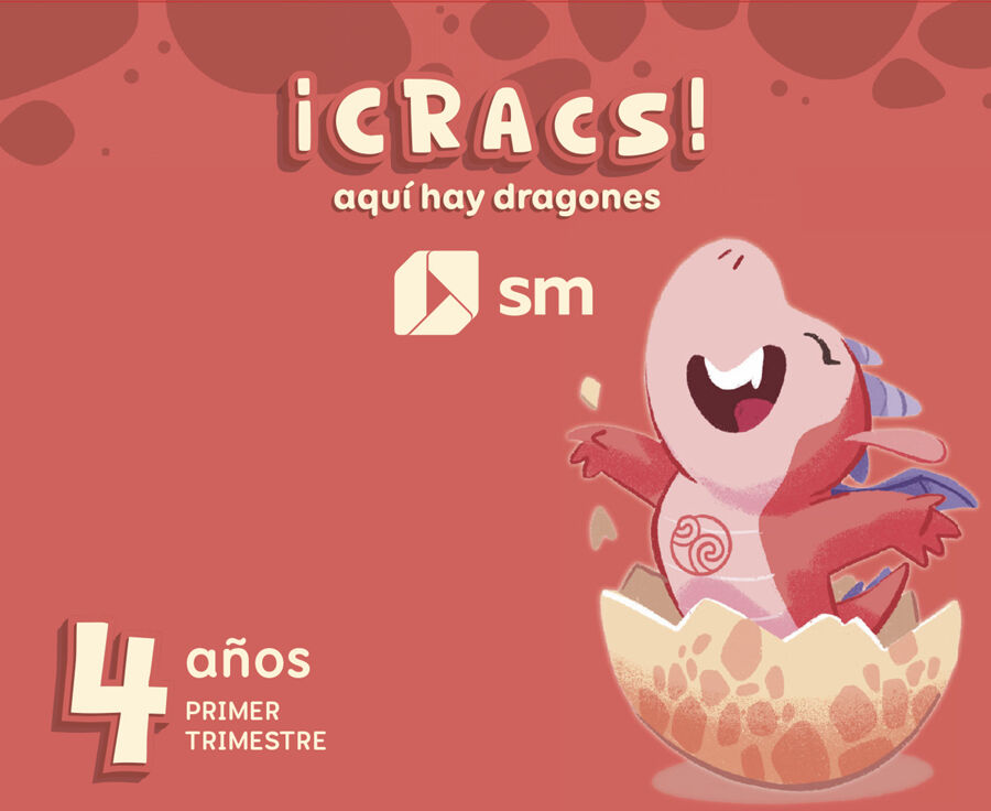 M&eacute;todo globalizado. 4 a&ntilde;os. 1 Trimestre. &iexcl;Cracs! Aqu&iacute; hay dragones