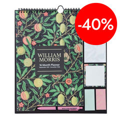 Planificador 16 meses mes/vista mult 2025-26 William Morris