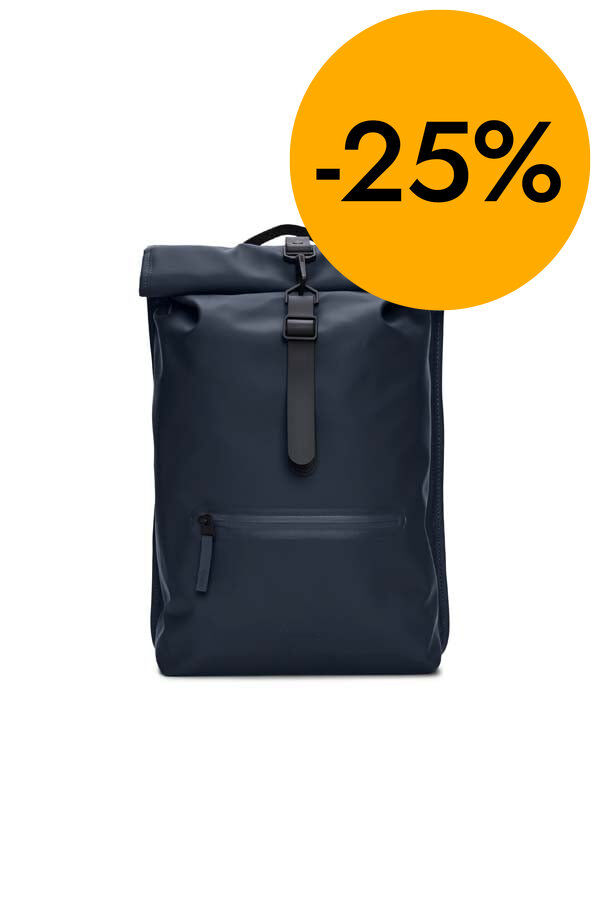 Mochila Rains Rolltop navy