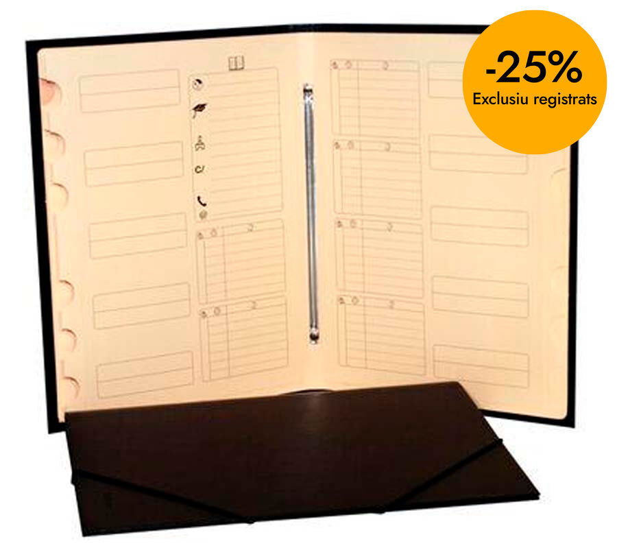 Carpeta clasificadora Foli Abacus 12 divisiones