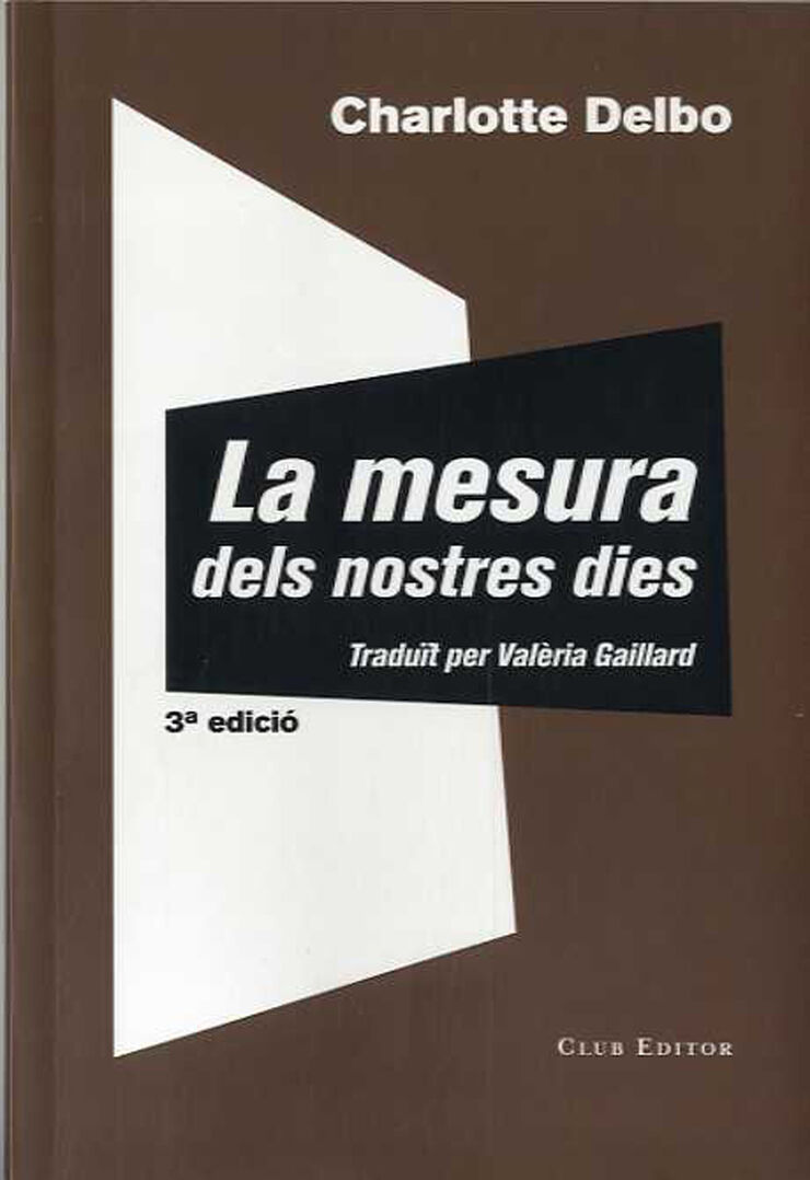 La mesura dels nostres dies