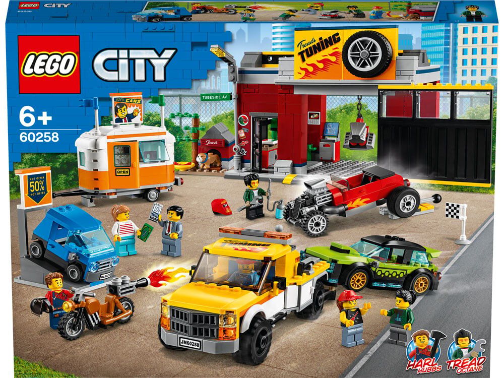 LEGO&reg; City Nitro Wheels Taller de Tuneo 60258