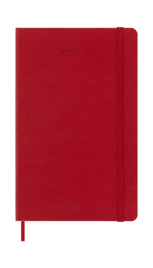 Agenda Moleskine 18 meses d&iacute;a/p&aacute;g L tapa dura rojo