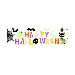 Set adhesius grans finestres Legami Halloween