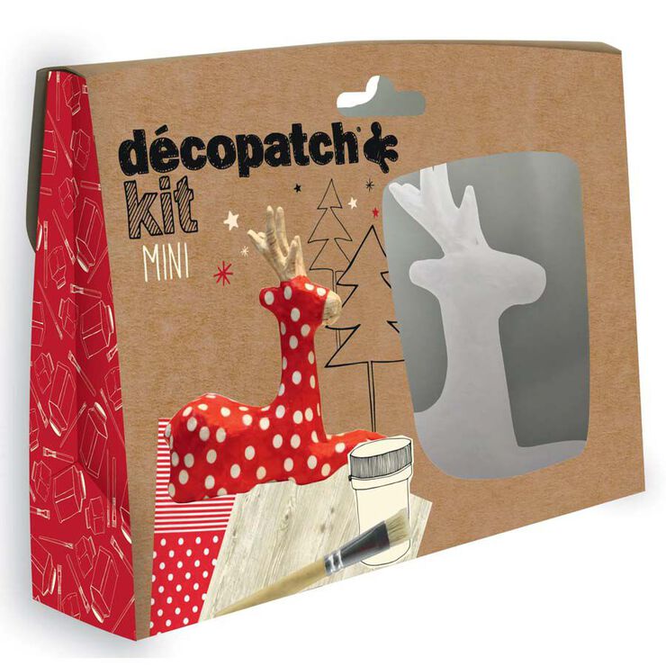 Kit Décopatch Ren papel maché