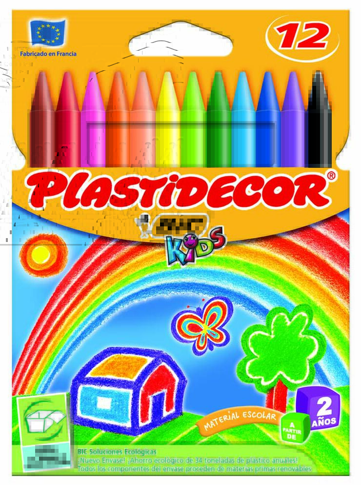 Plastidecor Bic Kids 36 colors