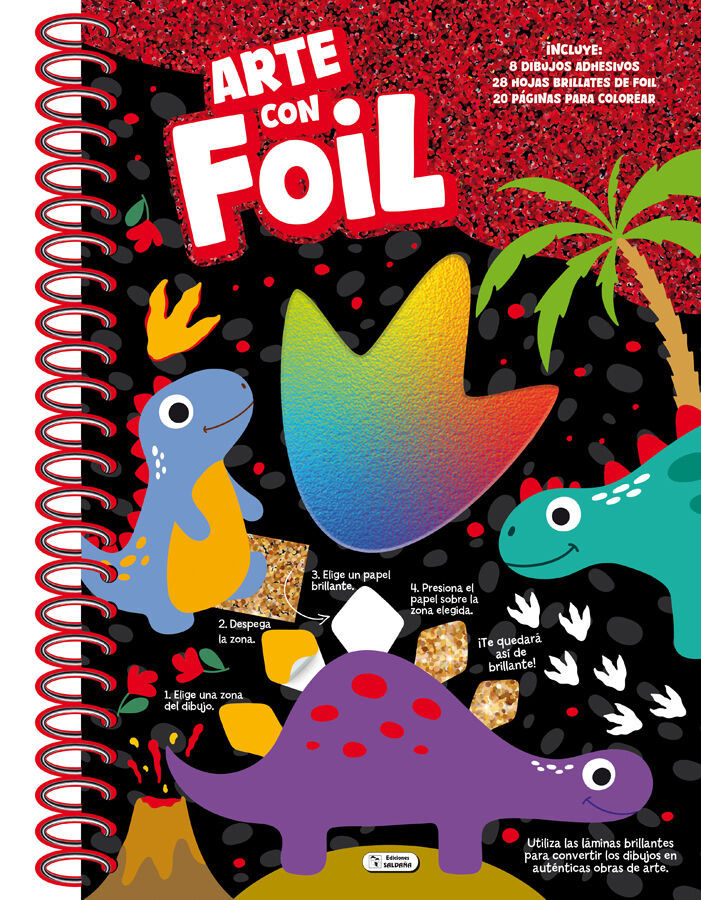 Arte con foil Dinosaurios