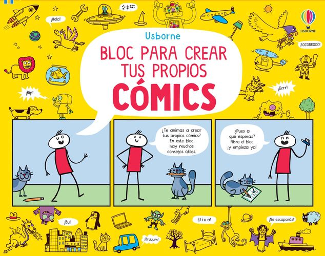 Bloc para crear tus propios c&oacute;mics