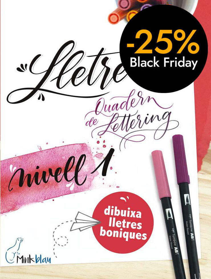 Cuaderno Lletrem 1 Iniciació al Lettering catalán