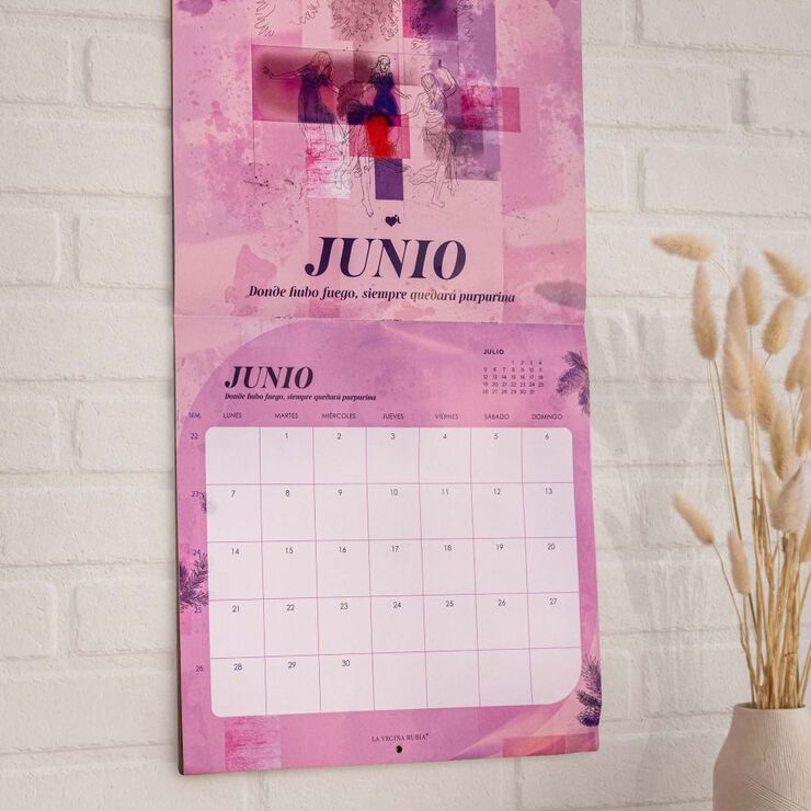 Calendario Pared C&uacute;pula Castellano 2027 La Vecina Rubia