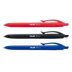 Bolígrafos Milan P1 Touch 3 colores 4u