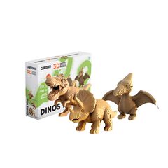 Puzzle 3D Cartonic Dinos Trio