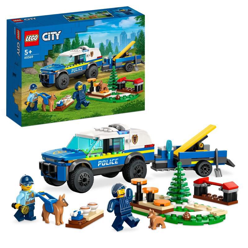 LEGO&reg; City Entrenamiento M&oacute;vil para Perros Polic&iacute;a 60369