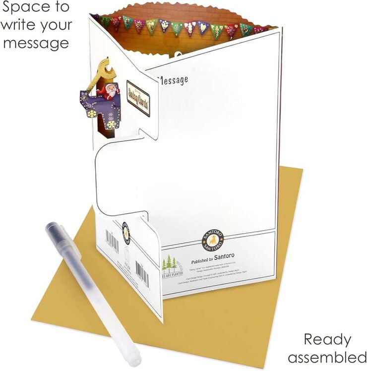 Postal Swing Navidad Tienda de regalo