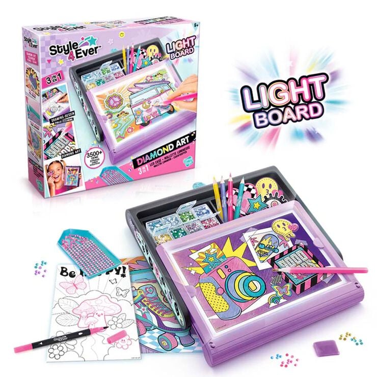 Maletín Led De Diamond Art