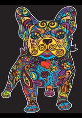 Lámina terciopelo Colorvelvet Perro