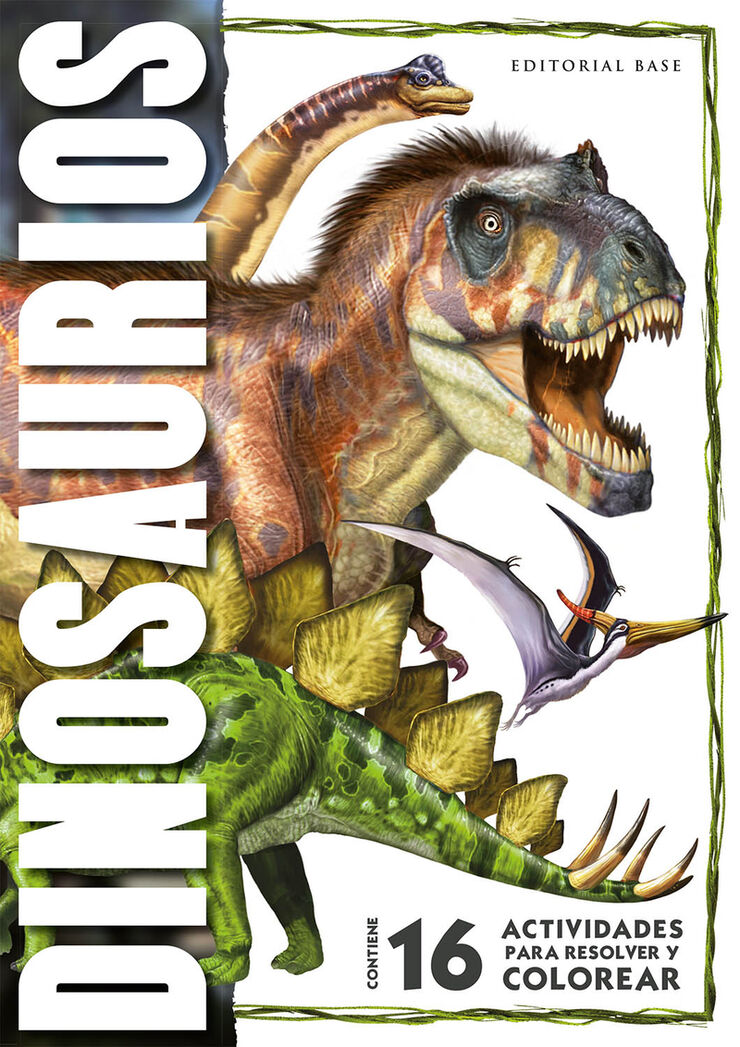 Dinosaurios. 16 actividades para resolver y colorear