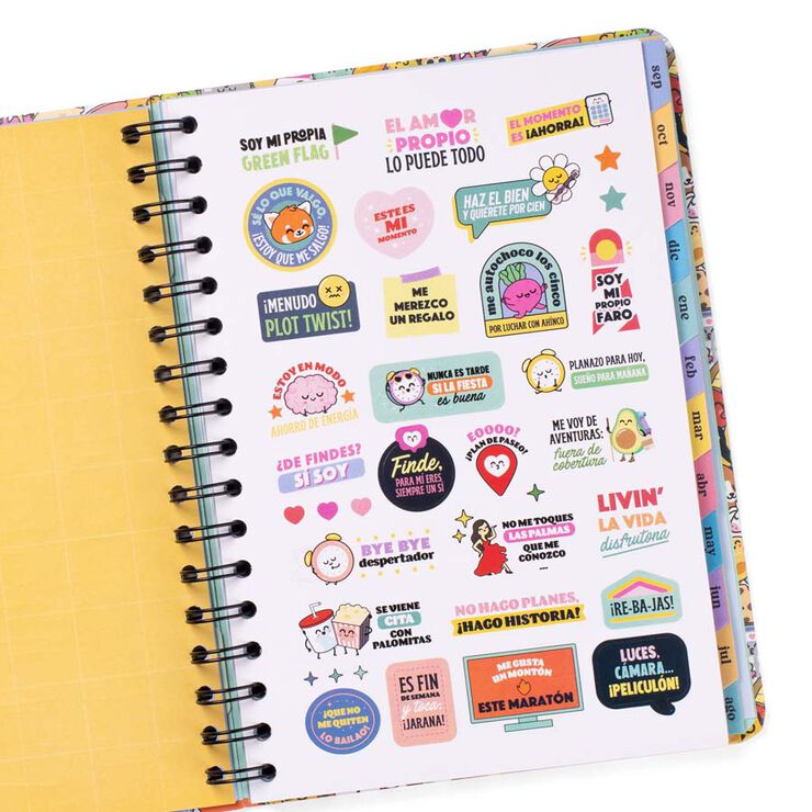 Agenda escolar Mr. Wonderful Bo-Bo sem/vista cas 2025-26 Risas, bobadas y aventuras alocadas