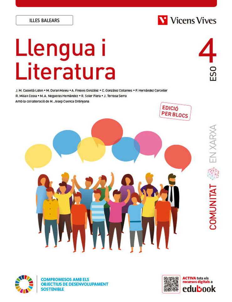 Llengua I Literatura 4. Blocs Comunitat En Xarxa Balears
