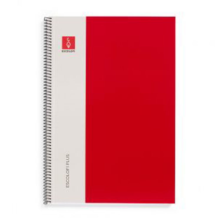 Espiral TD Escolofi A4 5x5 Vermell 80 F