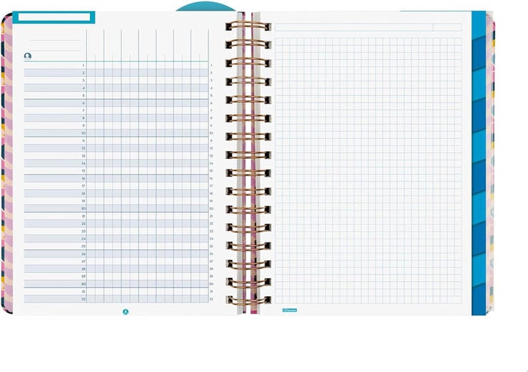 Agenda Professor Design | 1/4 Setmana Vista, Castell&agrave; (2026-2027) &ndash; Lila