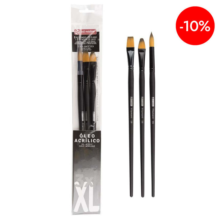 Pincel al &oacute;leo/acr&iacute;lico Talens XL 3u