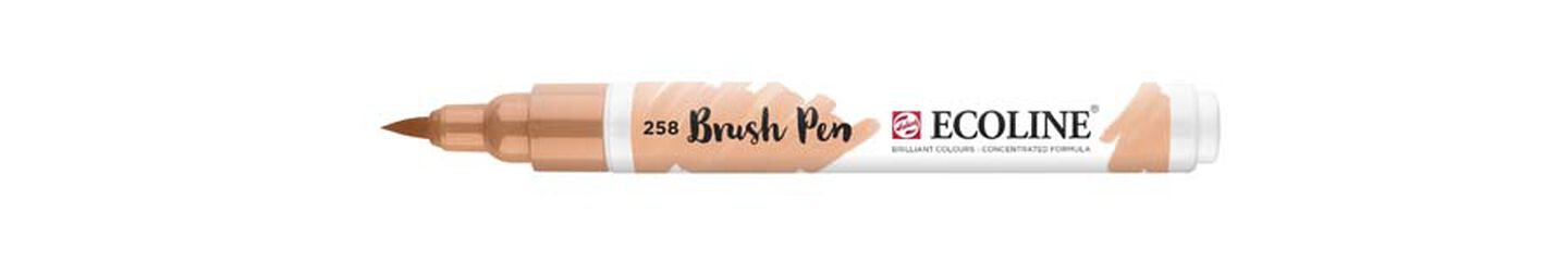Rotulador Ecoline Brush Pen albaricoque 258