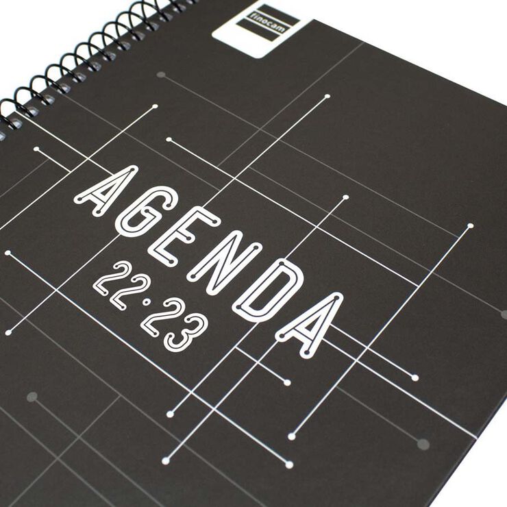 Agenda 22-23 Finocam Cool Negra Semana CA