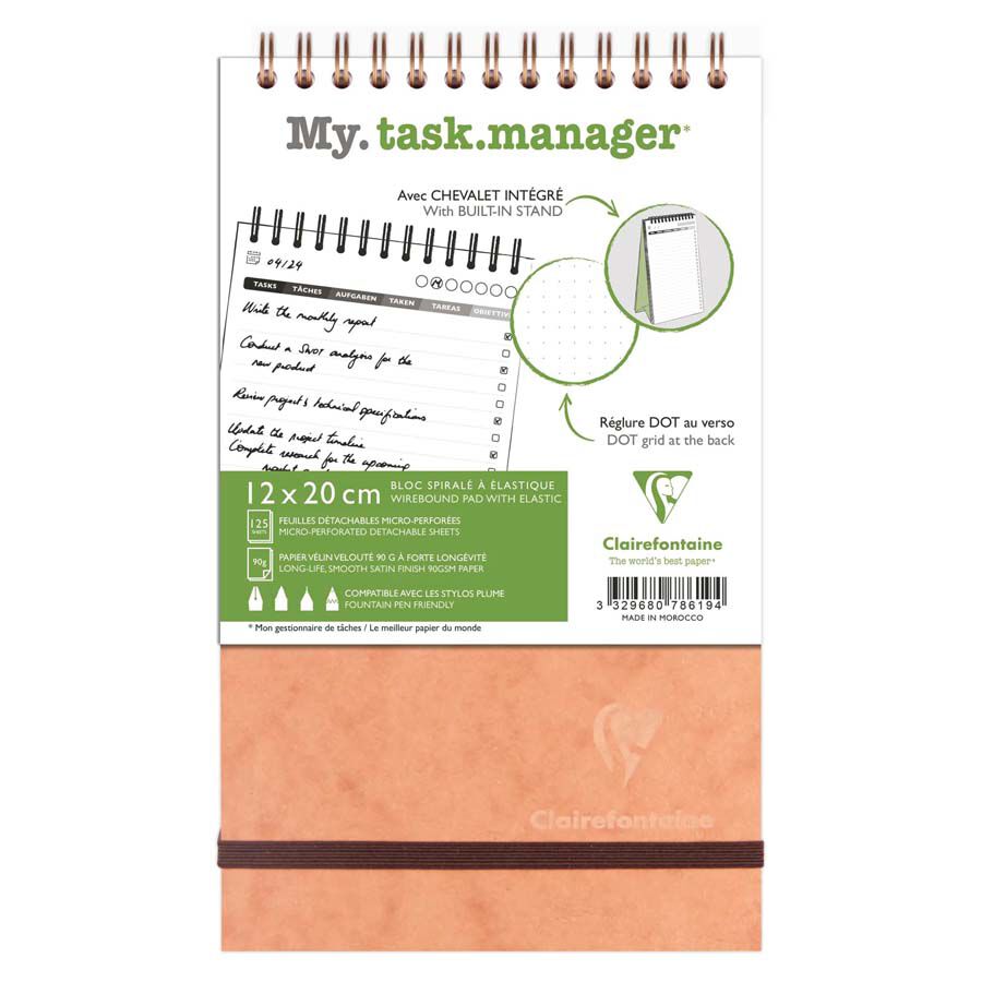 Bloc de notas espiral Nomaddict havana