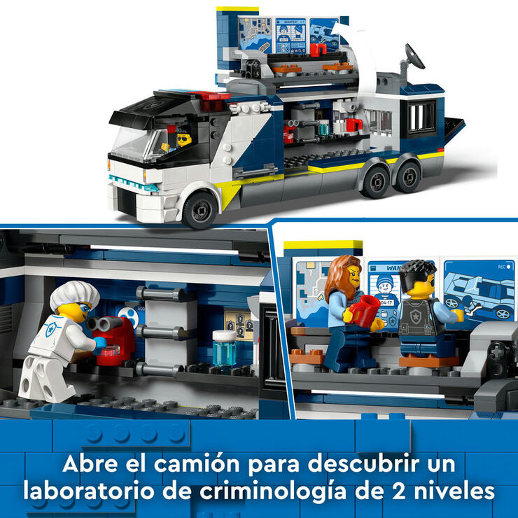 LEGO® City Laboratorio de Criminología Móvil de la Policía 60418