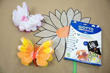 Estuche de rotuladores Giotto Decor Materiales, 12 colores