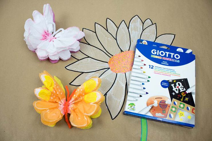 Estuche de rotuladores Giotto Decor Materiales, 12 colores