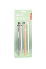 Set de l&aacute;pices Kikkerland Animales del bosque 4u