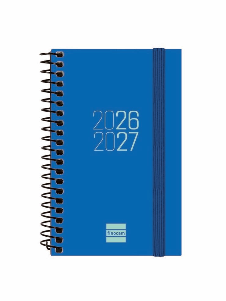 Agenda Escolar Finocam Esp.E3 Setm/Vista Castell&agrave; 2026-27 Blau