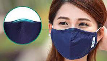 Mascarilla Ingram + 4 Filtros FFP2 Intercambiables Azul Oscuro L Mascarilla Ingram + 4 Filtros FFP2 Intercambiables Azul Oscuro L