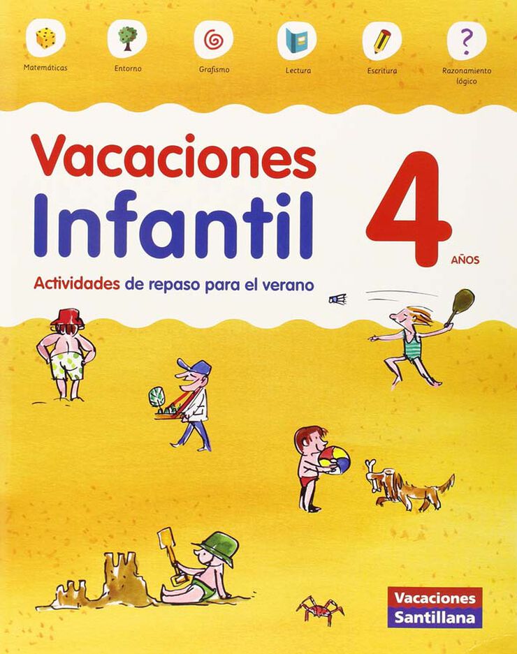 Vacaciones Infantil 4 años Santillana