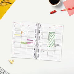 Agenda Finocam Year Dia P&agrave;gina 2027 Castell&agrave; Vermell