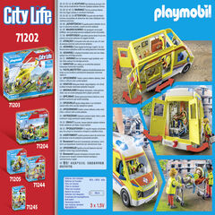 Seguir Hay una necesidad de collar Playmobil City Ambulància amb llum i so 71202 - Abacus Online