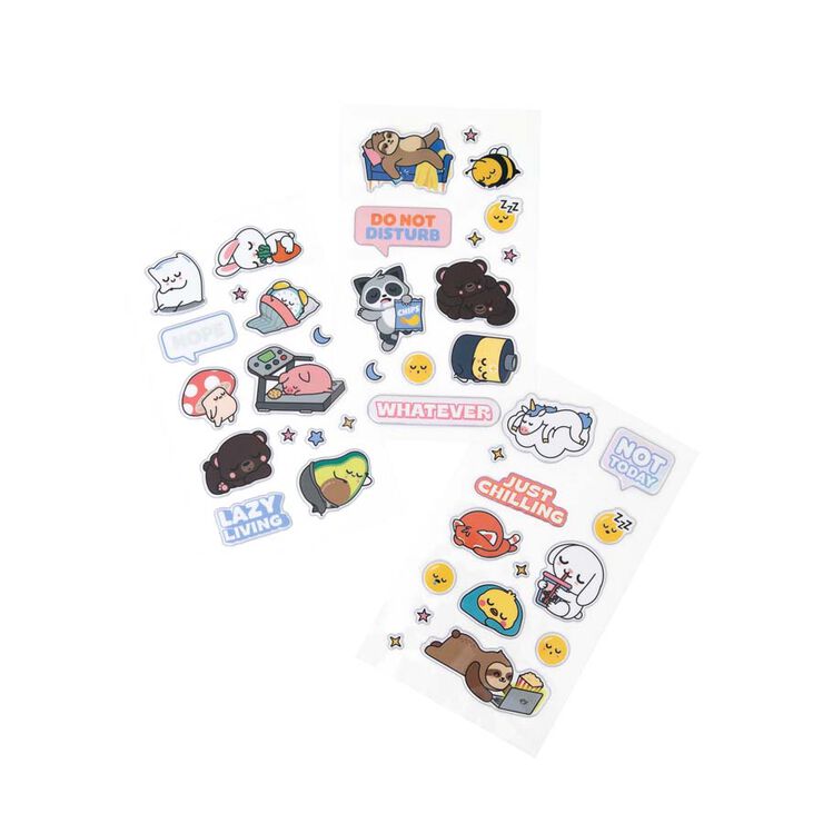 Pegatinas Lazy Bobo