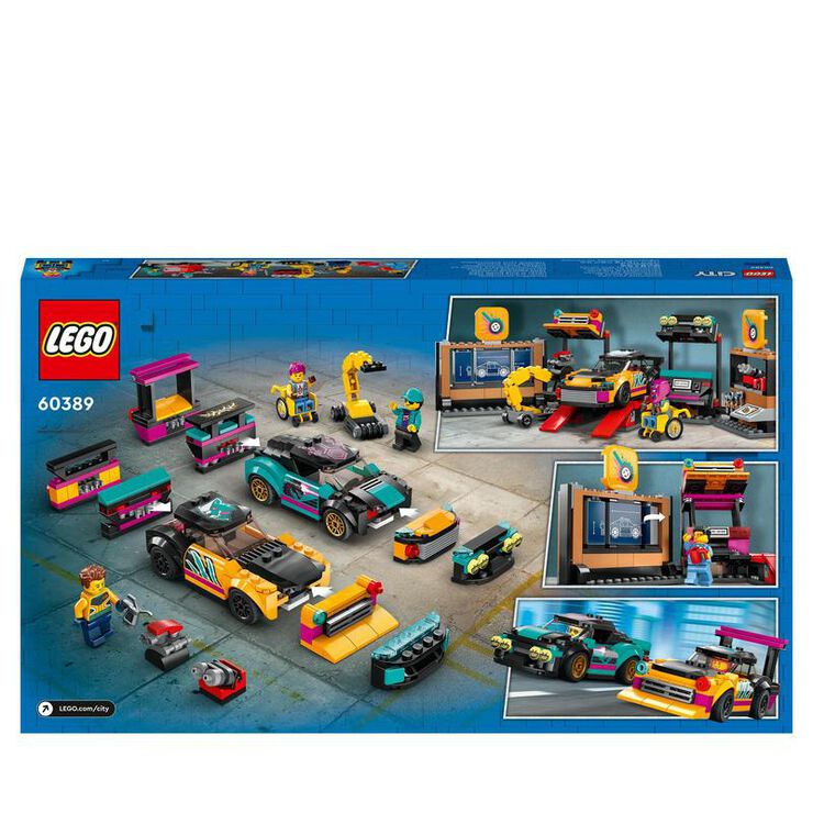 Disciplina Cambiable Crítico LEGO® City Taller Mecánico de Tuning 60389 - Abacus Online