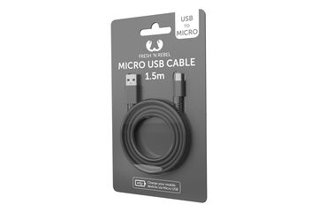CABLE USB TELA FRESH MICRO USB GRIS
