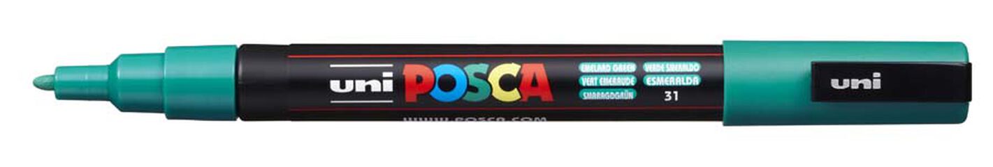 Rotulador Posca PC-3M 0,9-1,3mm esmeralda