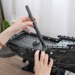 Puzle 3D Cubic Fun Barco Pirata Queen Anne's Revenge