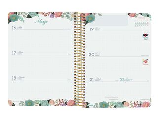 Agenda Finocam 16 meses Cloe E10 sem/vista cas 2025-26 rosa