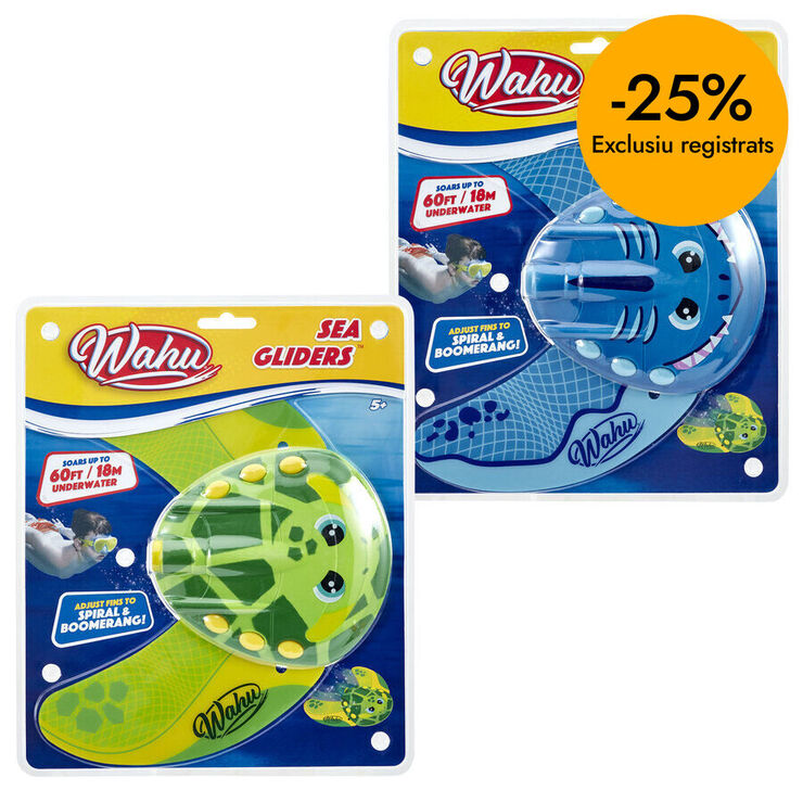 Sea gliders tortuga y tibur&oacute;n